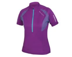 Endura Womens Xtract Jersey Kurzarm | Lila