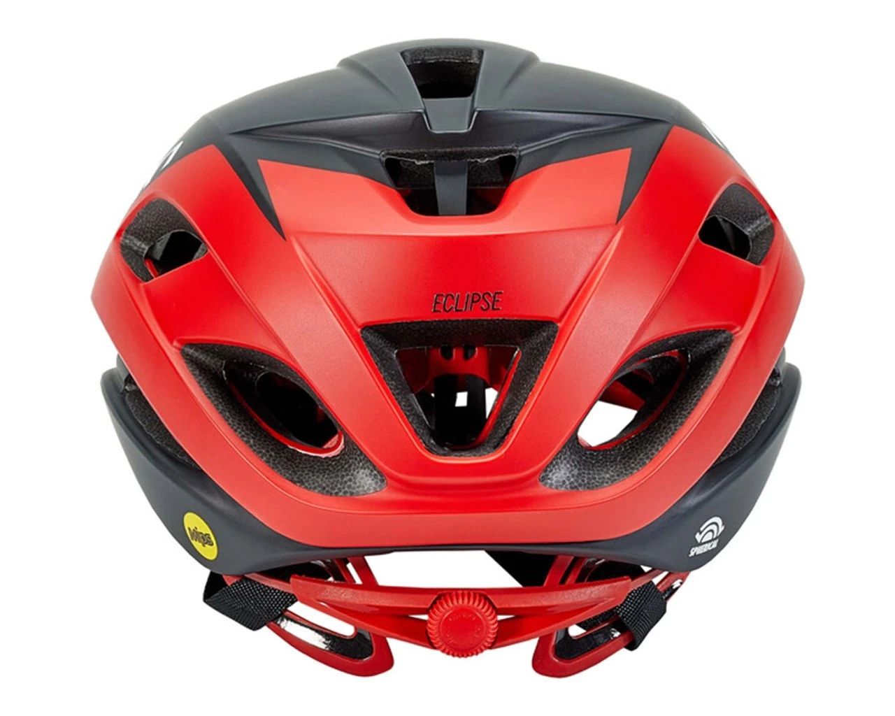 Giro Eclipse Spherical Fahrradhelm MIPS | Matte Black-white-red 5 Giro Eclipse Spherical Fahrradhelm MIPS | Matte Black-white-red – Bild 5