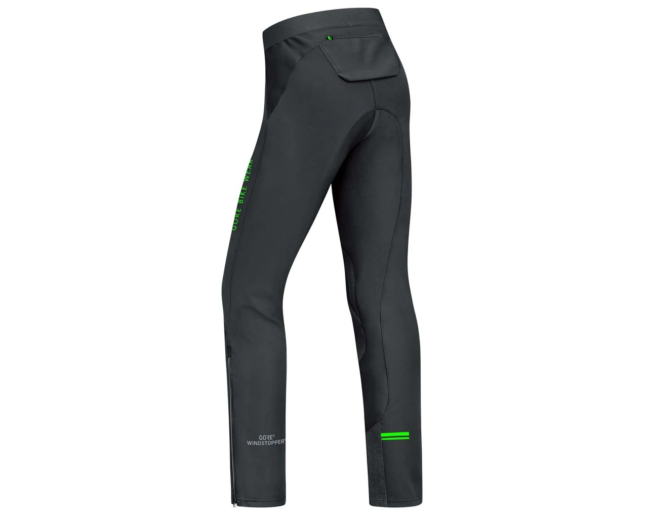 Gore Bike Wear POWER TRAIL WINDSTOPPER Soft Shell Hose Off-Road Ambitious - Passform Slim | Black – Bild 2