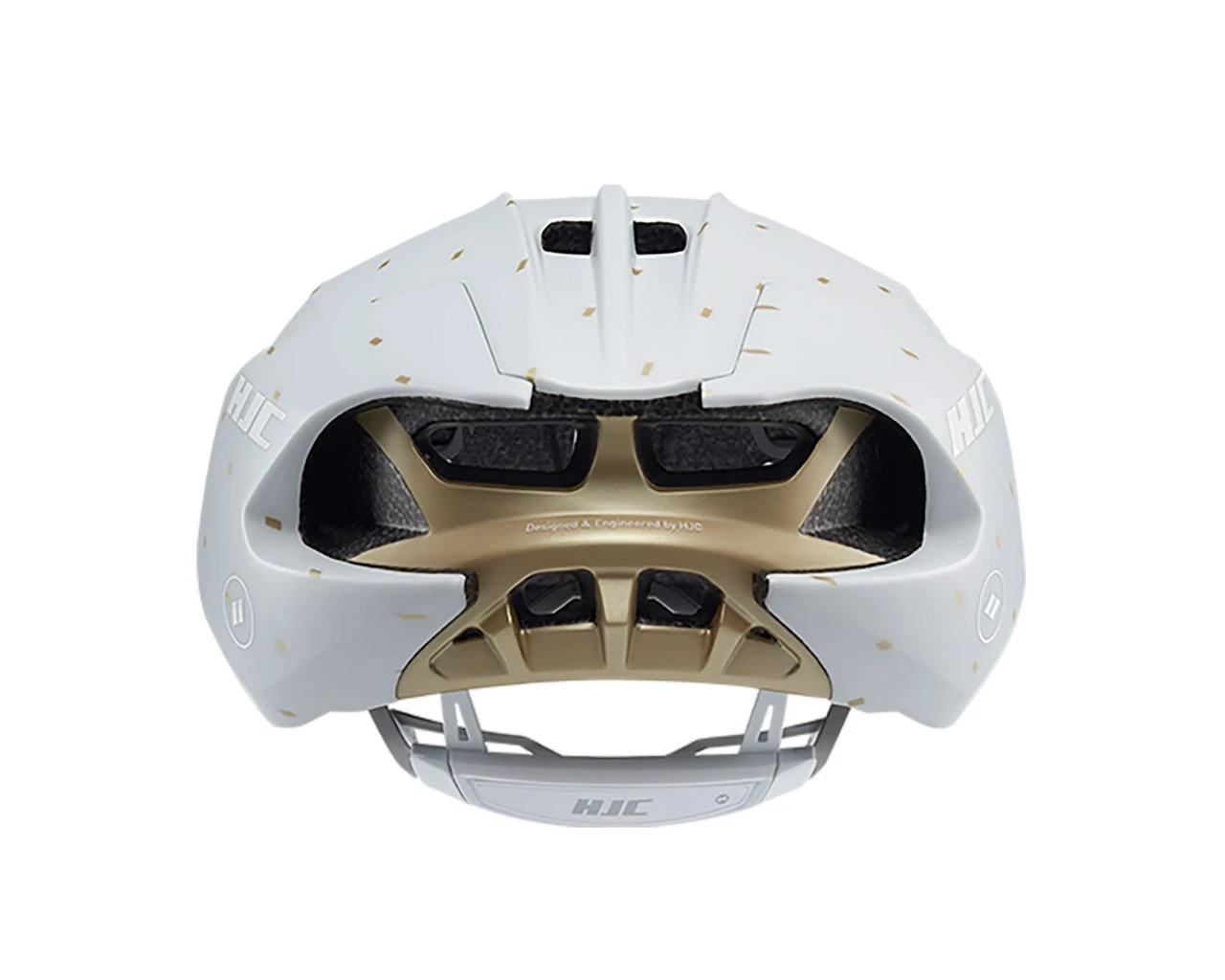 HJC Furion 2.0 Rennrad Helm | Matt Off White-gold – Bild 3