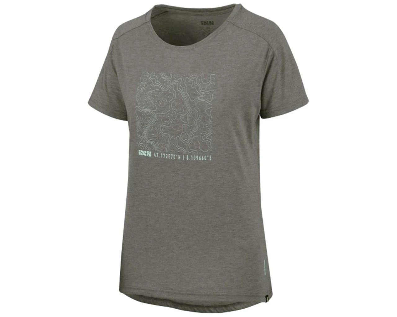 IXS Flow Damen Contour Tech T-Shirt | Graphite