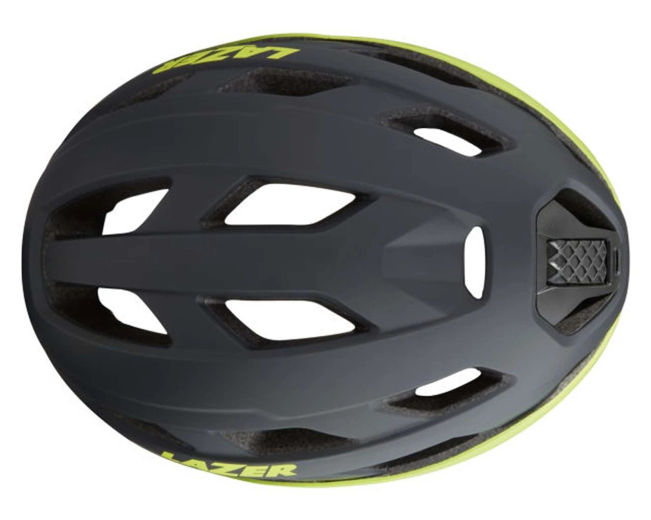 Lazer Strada KinetiCore Rennrad/Gravel Helm | Matte Dark Grey Flash Yellow – Bild 4