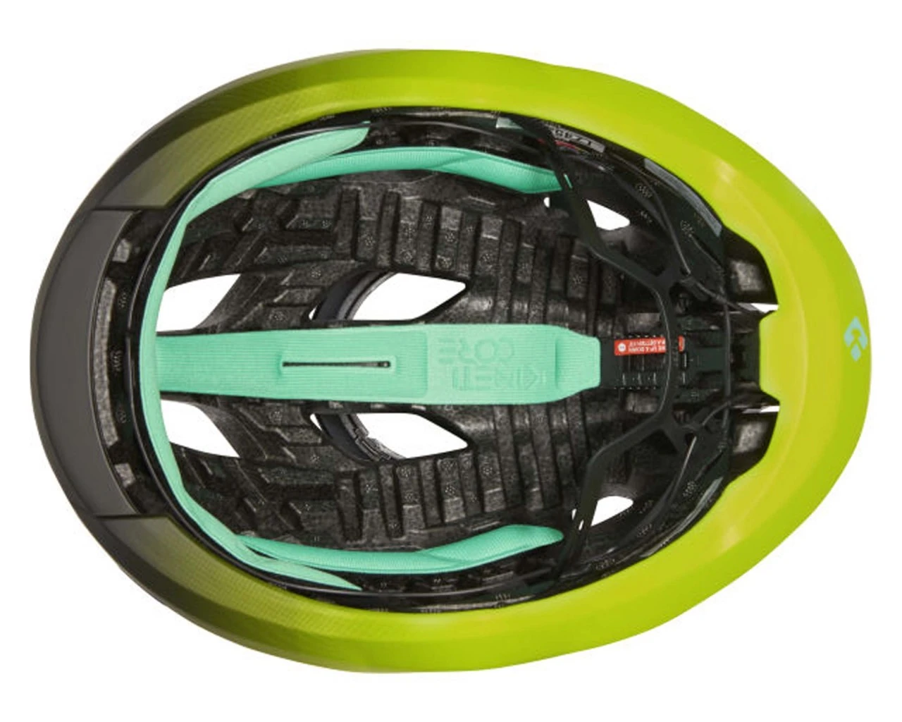 Lazer Strada KinetiCore Rennrad/Gravel Helm | Matte Dark Grey Flash Yellow – Bild 5