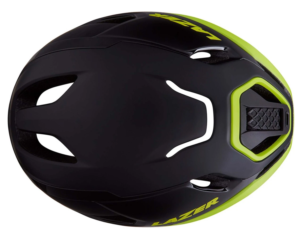 Lazer Vento KinetiCore Rennrad/Gravel Helm | Black Flash Yellow – Bild 4