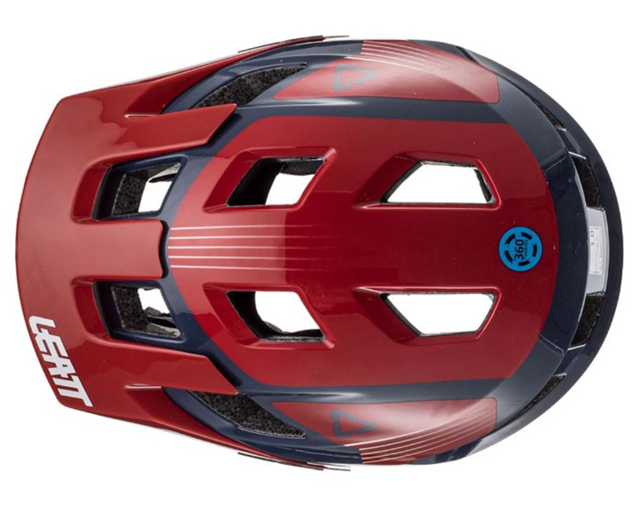 Leatt MTB All Mountain 1.0 Junior - MTB Kinder Fahrradhelm | Chilli – Bild 3