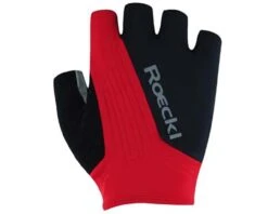 Roeckl Belluno Handschuhe Kurzfinger | Black-fiery Red