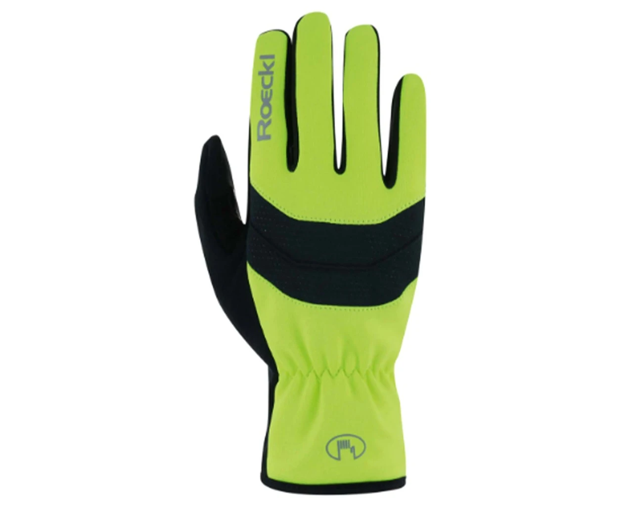 Roeckl Raiano - Winter Bike Handschuhe Langfinger | Black-fluo Yellow