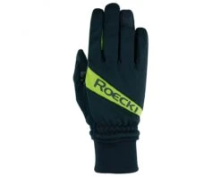 ROECKL Rofan Handschuhe Langfinger | Black-yellow