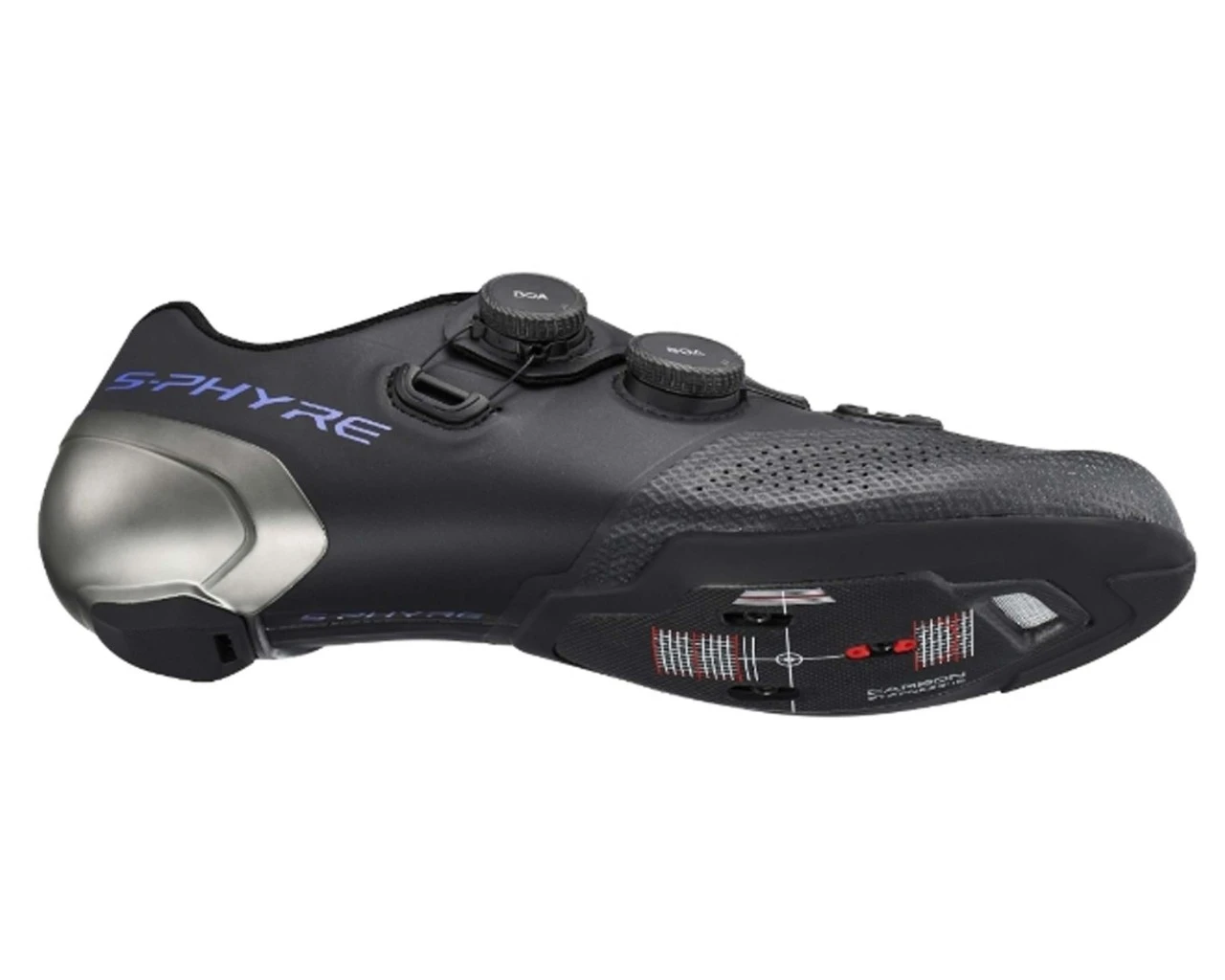 Shimano S-Phyre SH-RC902 Rennradschuhe | Black 2 Shimano S-Phyre SH-RC902 Rennradschuhe | Black – Bild 2