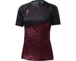 Specialized Andorra Comp Damen Trikot Kurzarm | Burgundy