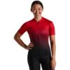 Specialized SL Air Damen Trikot Kurzarm Sagan Decon | Red-black Fade