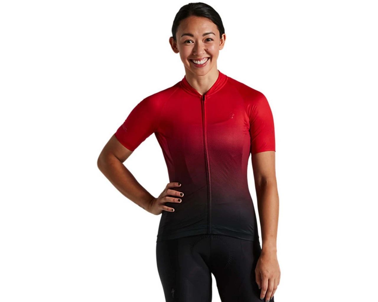 Specialized SL Air Damen Trikot Kurzarm Sagan Decon | Red-black Fade