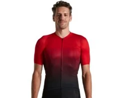 Specialized SL Air Trikot Kurzarm Sagan Deconstructivism Red | Red-black Fade