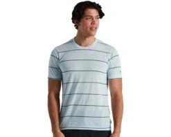 Specialized Trail Stripe Tech T-Shirt | Iceblue