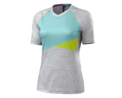 Specialized Womens Andorra Comp Jersey Kurzarm | Light Grey-light Teal